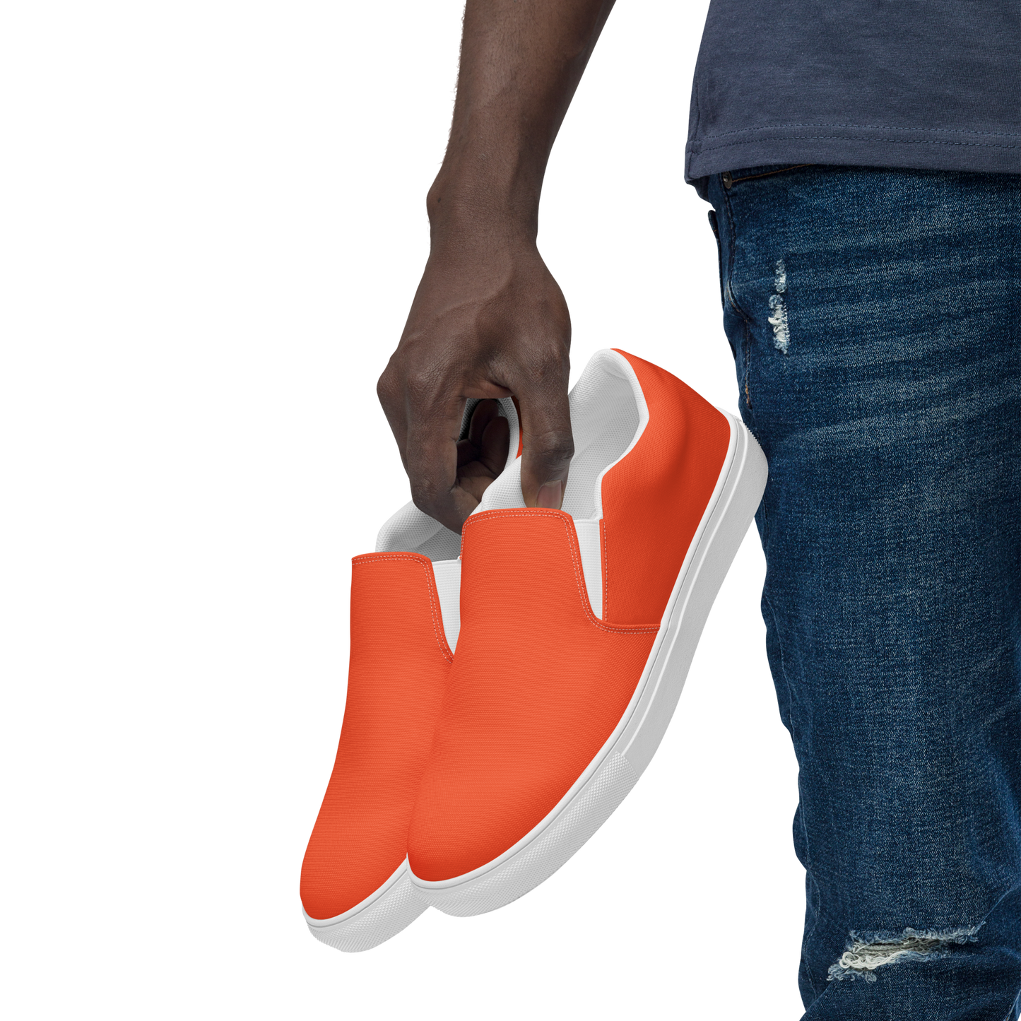 ALOYSIUS TANGERINE (Men’s Slip-Ons)