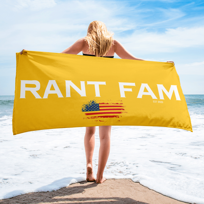 RANT FAM Towel (Yellow)