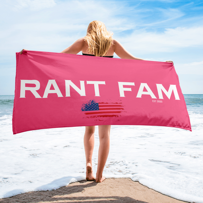 RANT FAM Towel (Pink)