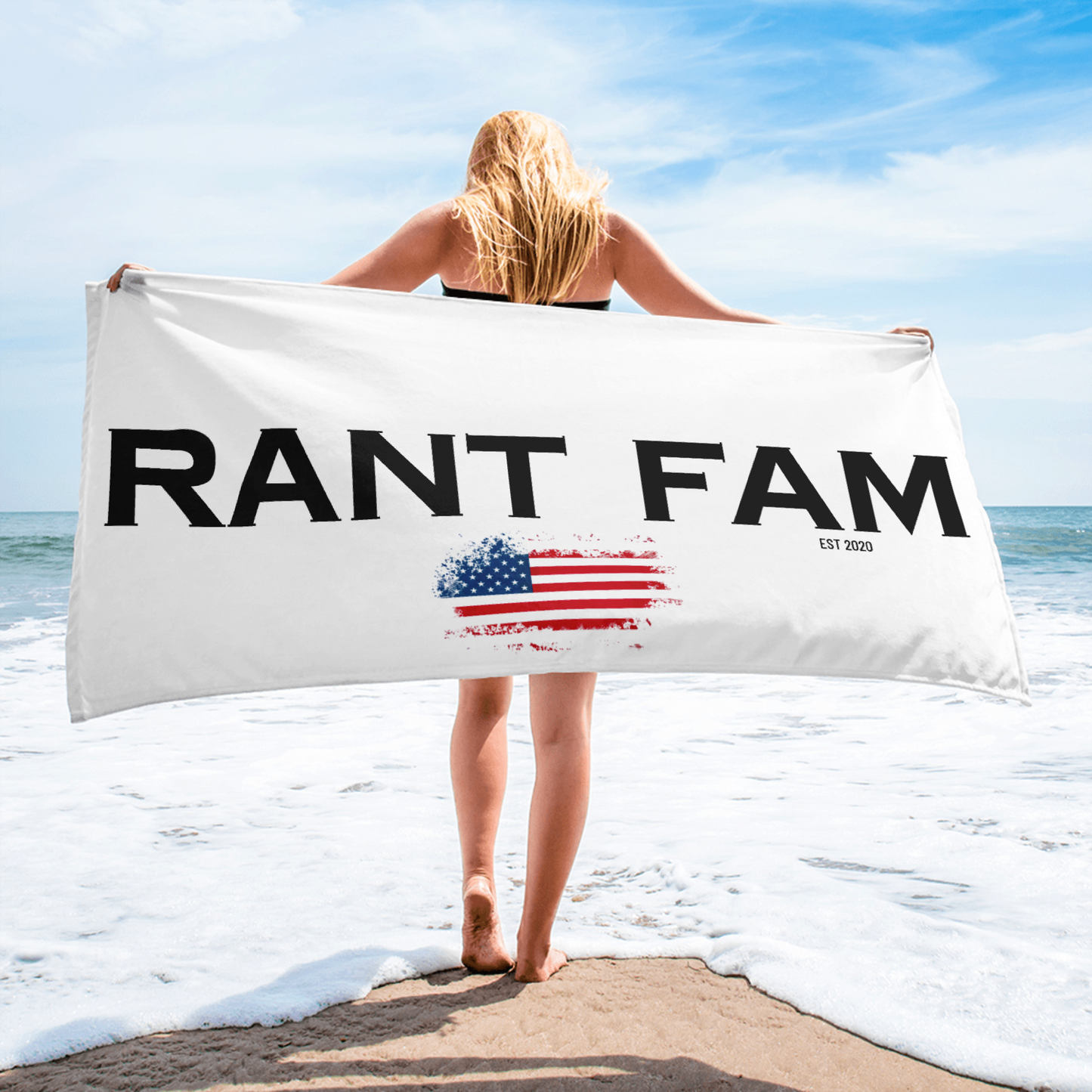 RANT FAM Towel (WHITE)