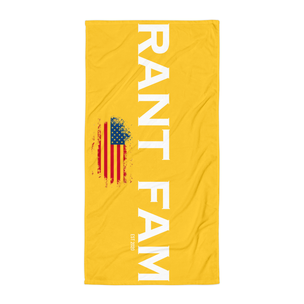 RANT FAM Towel (Yellow)