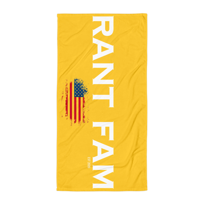 RANT FAM Towel (Yellow)