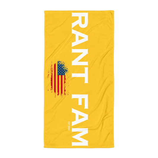 RANT FAM Towel (Yellow)