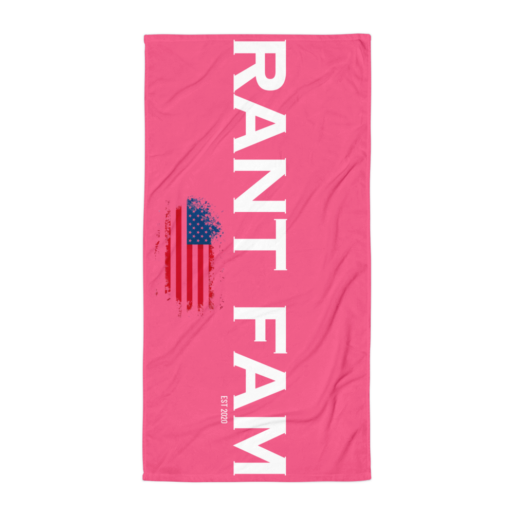 RANT FAM Towel (Pink)