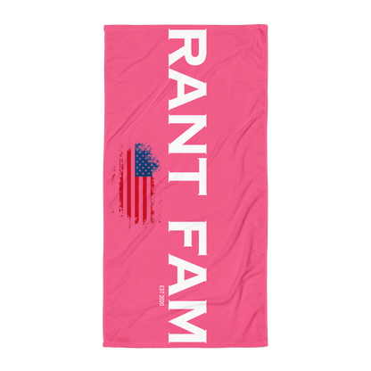 RANT FAM Towel (Pink)