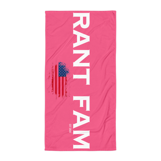 RANT FAM Towel (Pink)