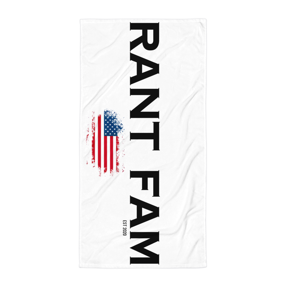 RANT FAM Towel (WHITE)