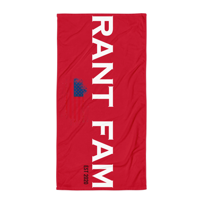 RANT FAM Towel (RED)