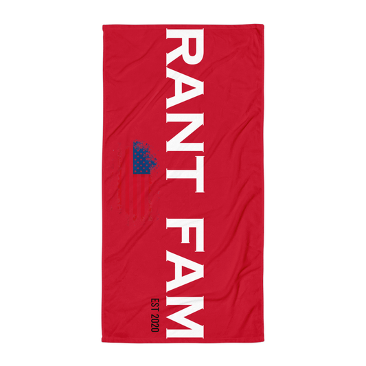 RANT FAM Towel (RED)