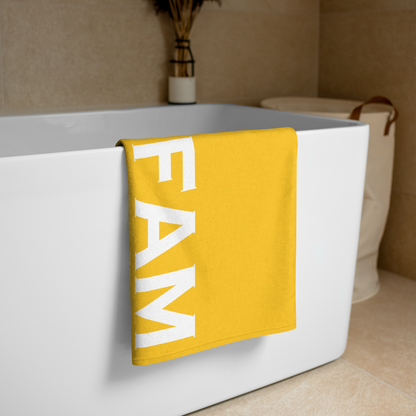 RANT FAM Towel (Yellow)