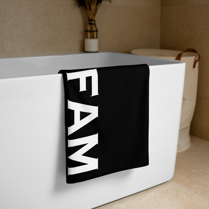 RANT FAM Towel (Black)