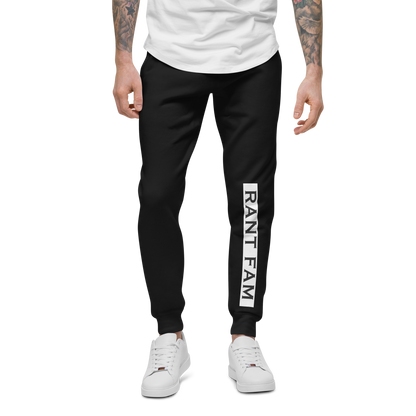 RANT FAM Fleece Sweatpants (WHITE)