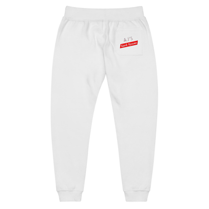 RANT FAM Fleece Sweatpants (WHITE)