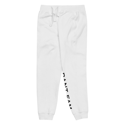 RANT FAM Fleece Sweatpants (WHITE)