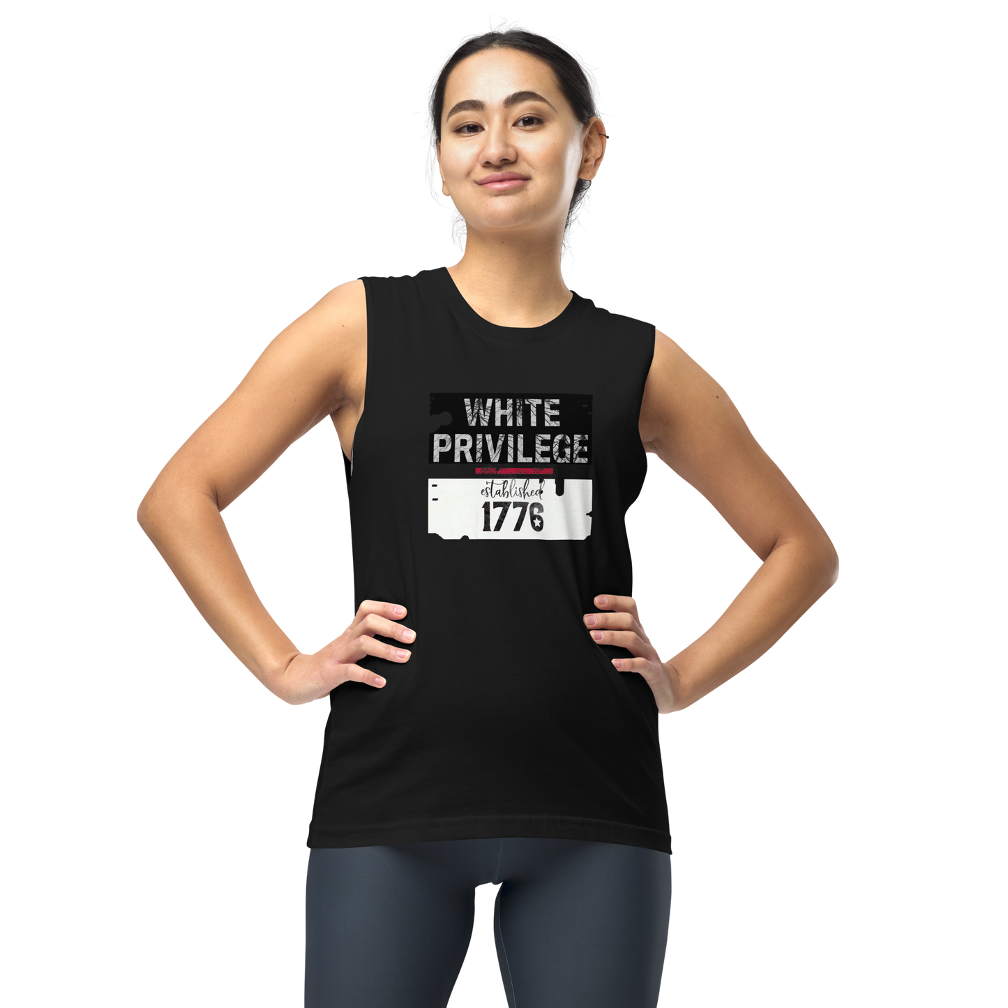 WHITE PRIVILEGE Muscle Shirt