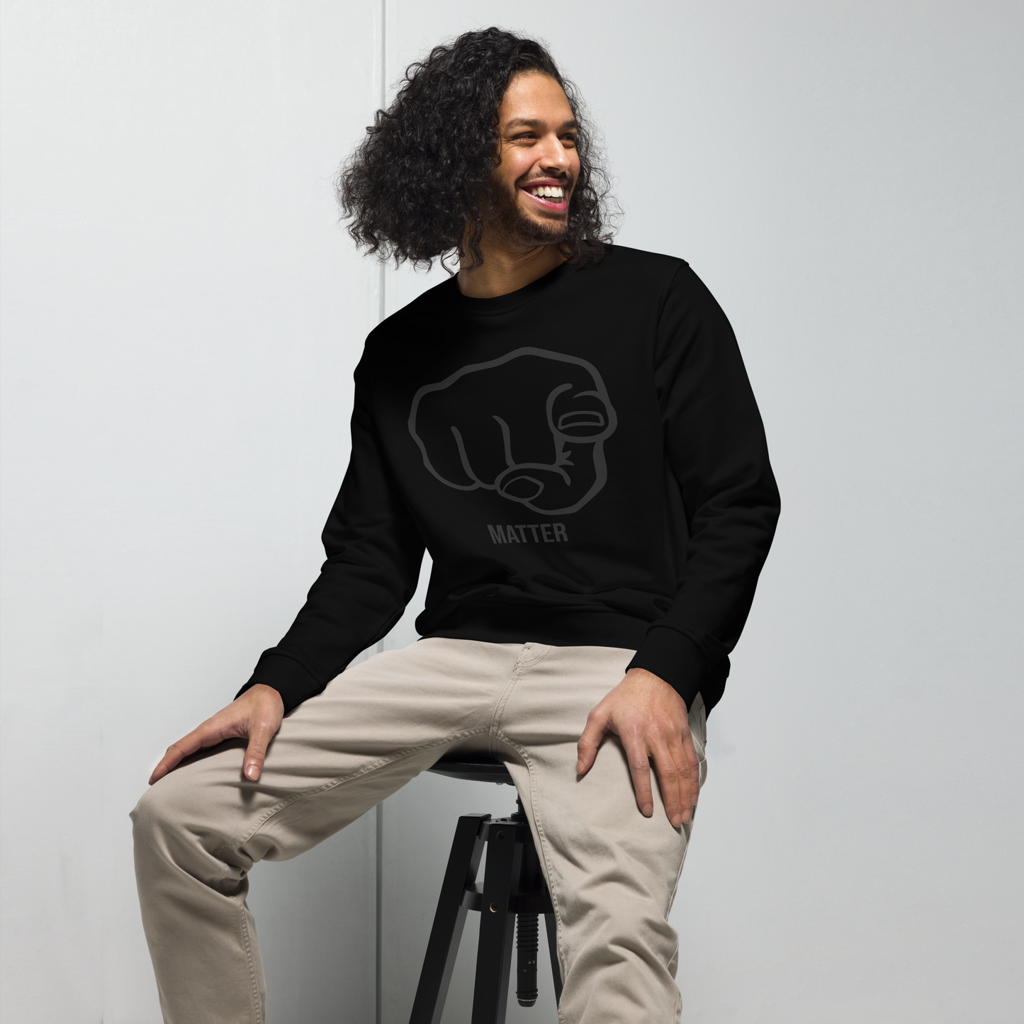 YOU MATTER Organic Sweatshirt (Rant Black Edition)