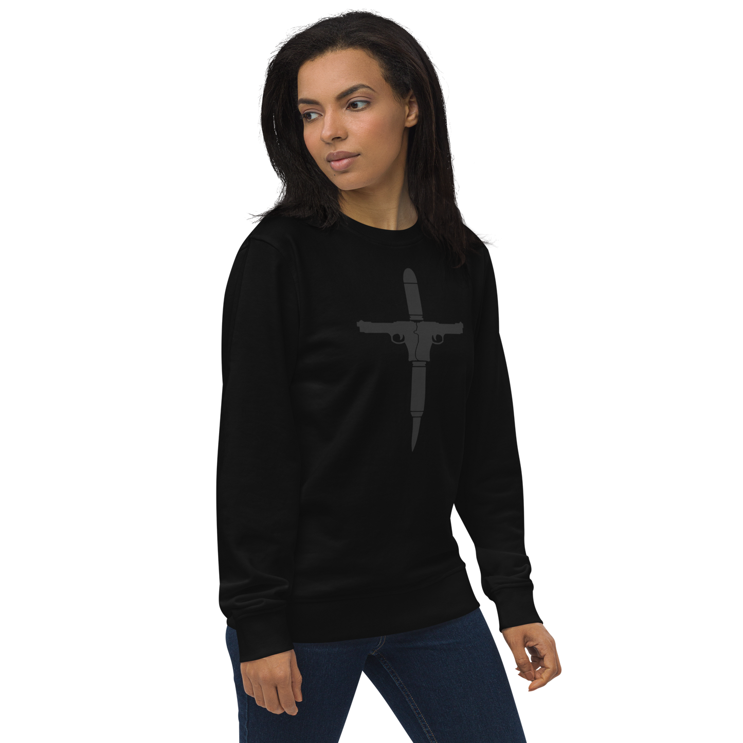 2A CROSS Organic Sweatshirt (Rant Black Edition)