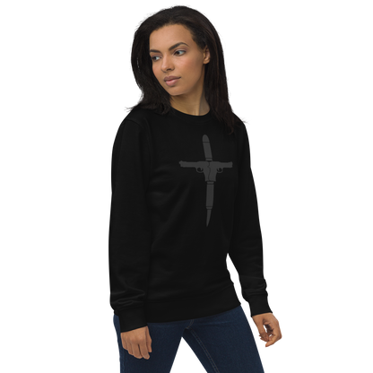 2A CROSS Organic Sweatshirt (Rant Black Edition)