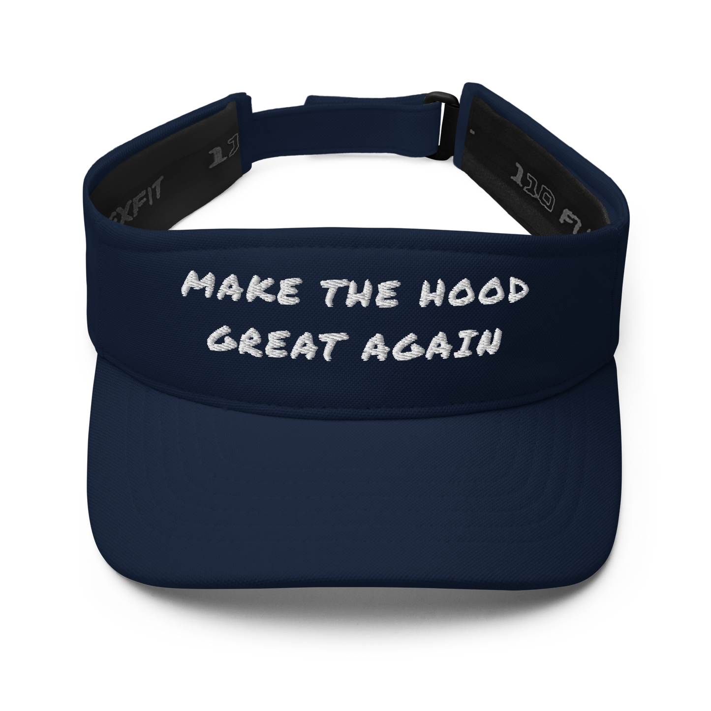 MAKE THE HOOD GREAT AGAIN visor