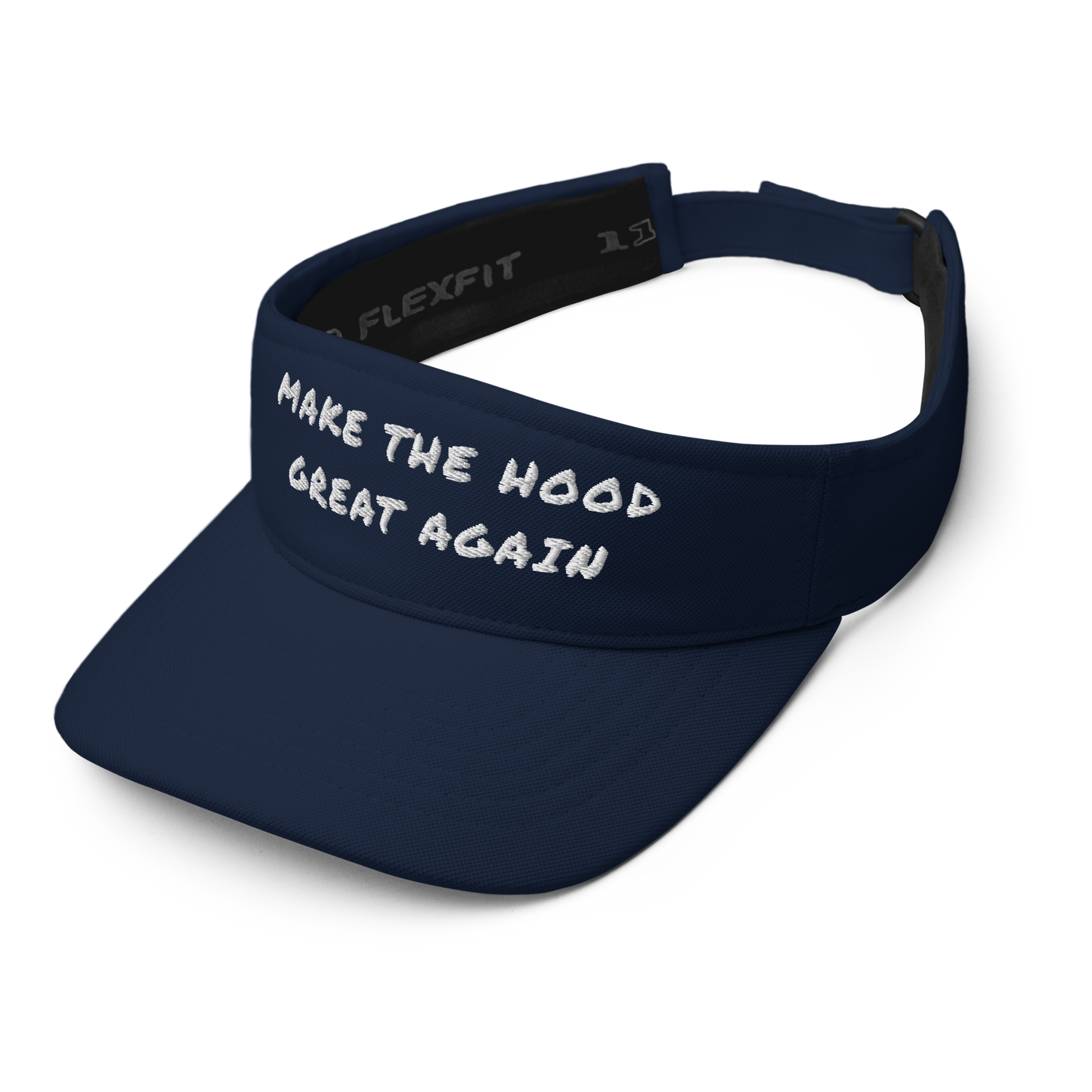 MAKE THE HOOD GREAT AGAIN visor