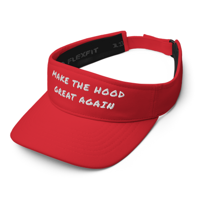 MAKE THE HOOD GREAT AGAIN visor