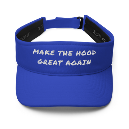 MAKE THE HOOD GREAT AGAIN visor