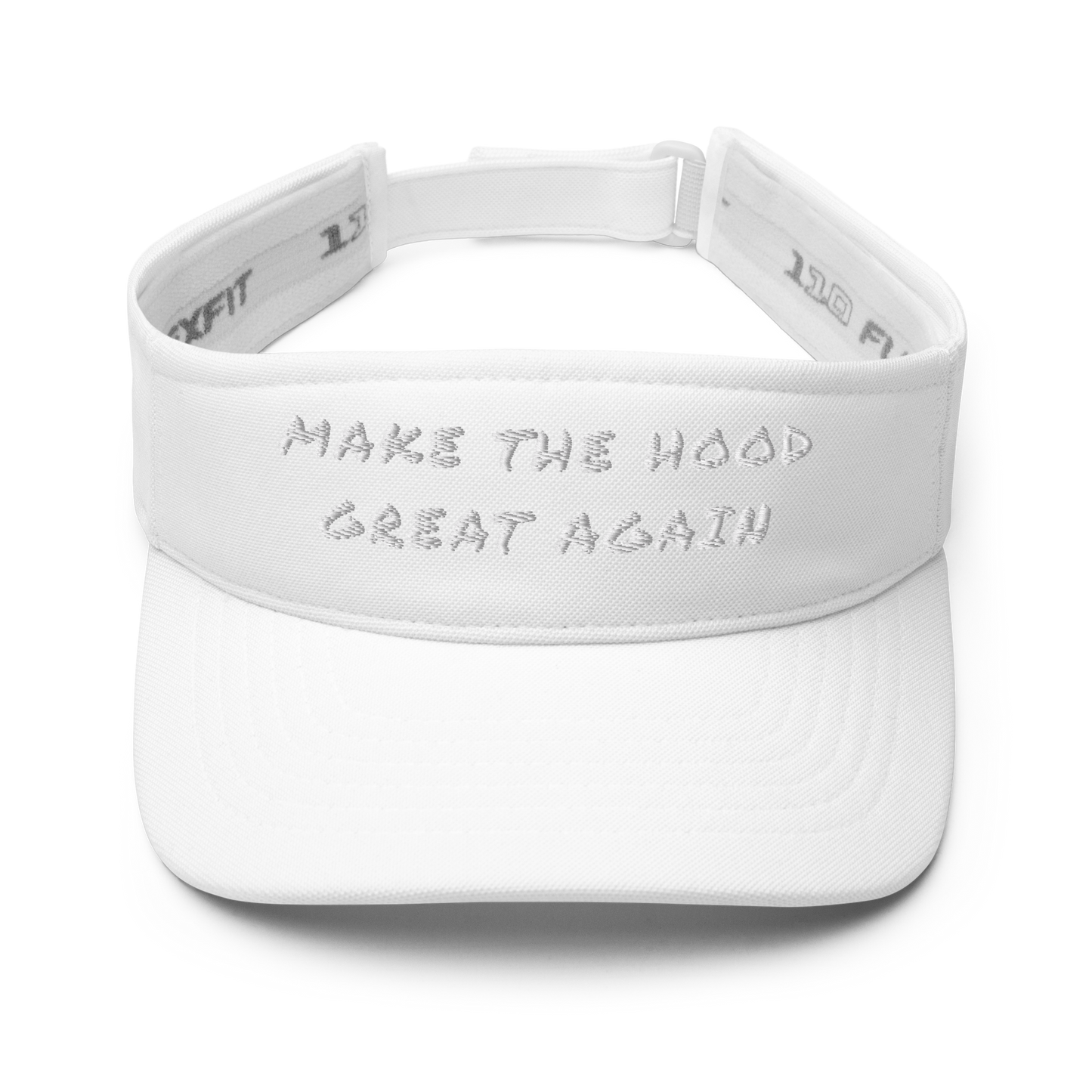 MAKE THE HOOD GREAT AGAIN visor