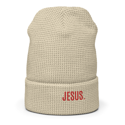 JESUS. Waffle beanie