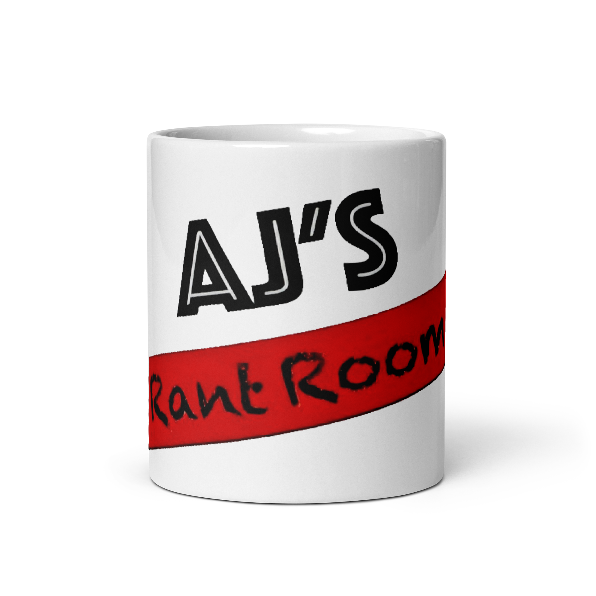 RANT ROOM white glossy mug