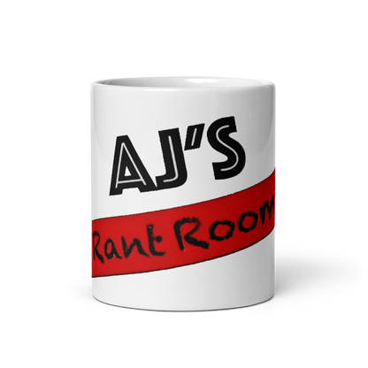 RANT ROOM white glossy mug