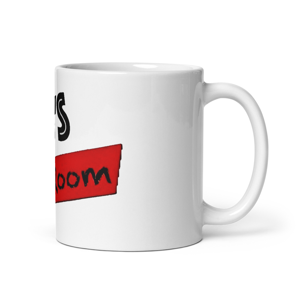 RANT ROOM white glossy mug