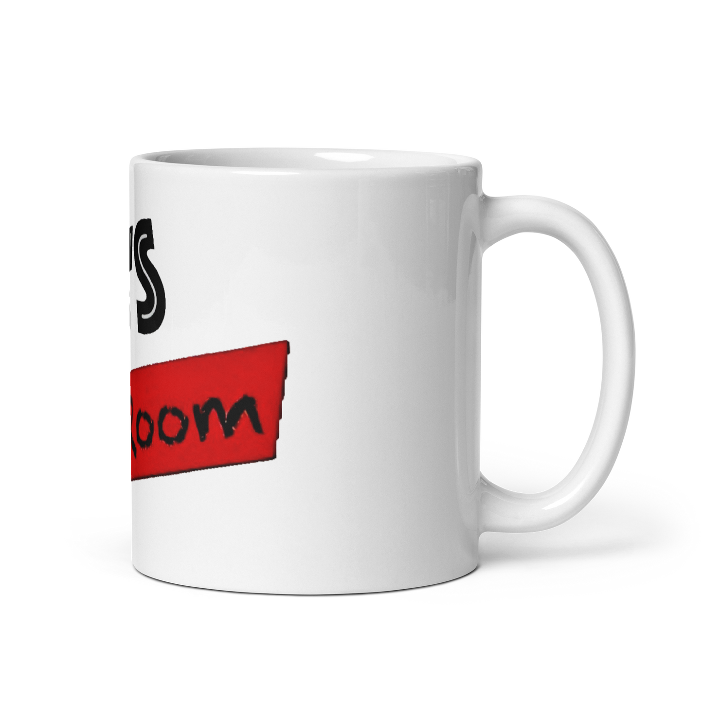 RANT ROOM white glossy mug