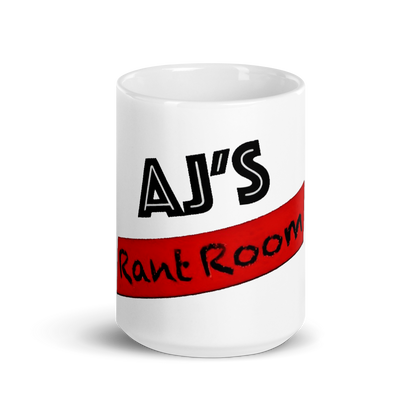 RANT ROOM white glossy mug