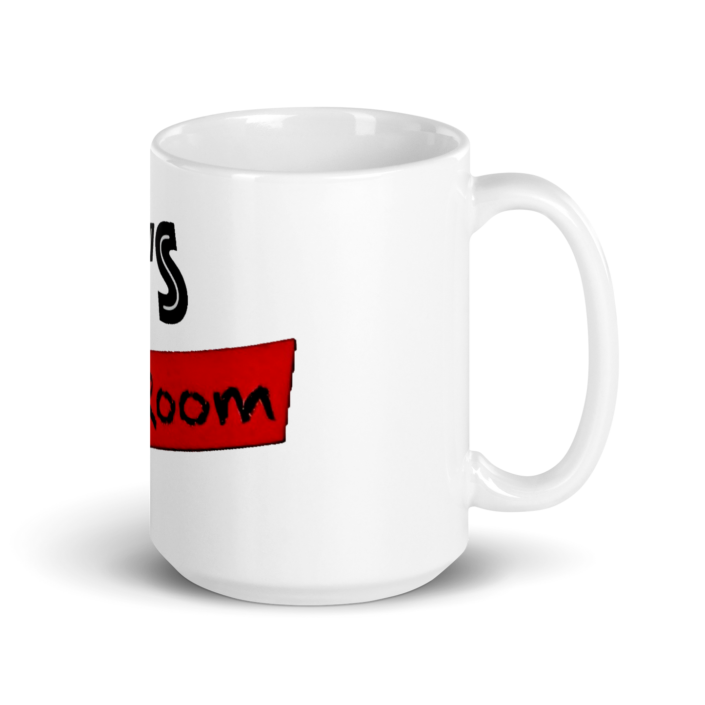 RANT ROOM white glossy mug