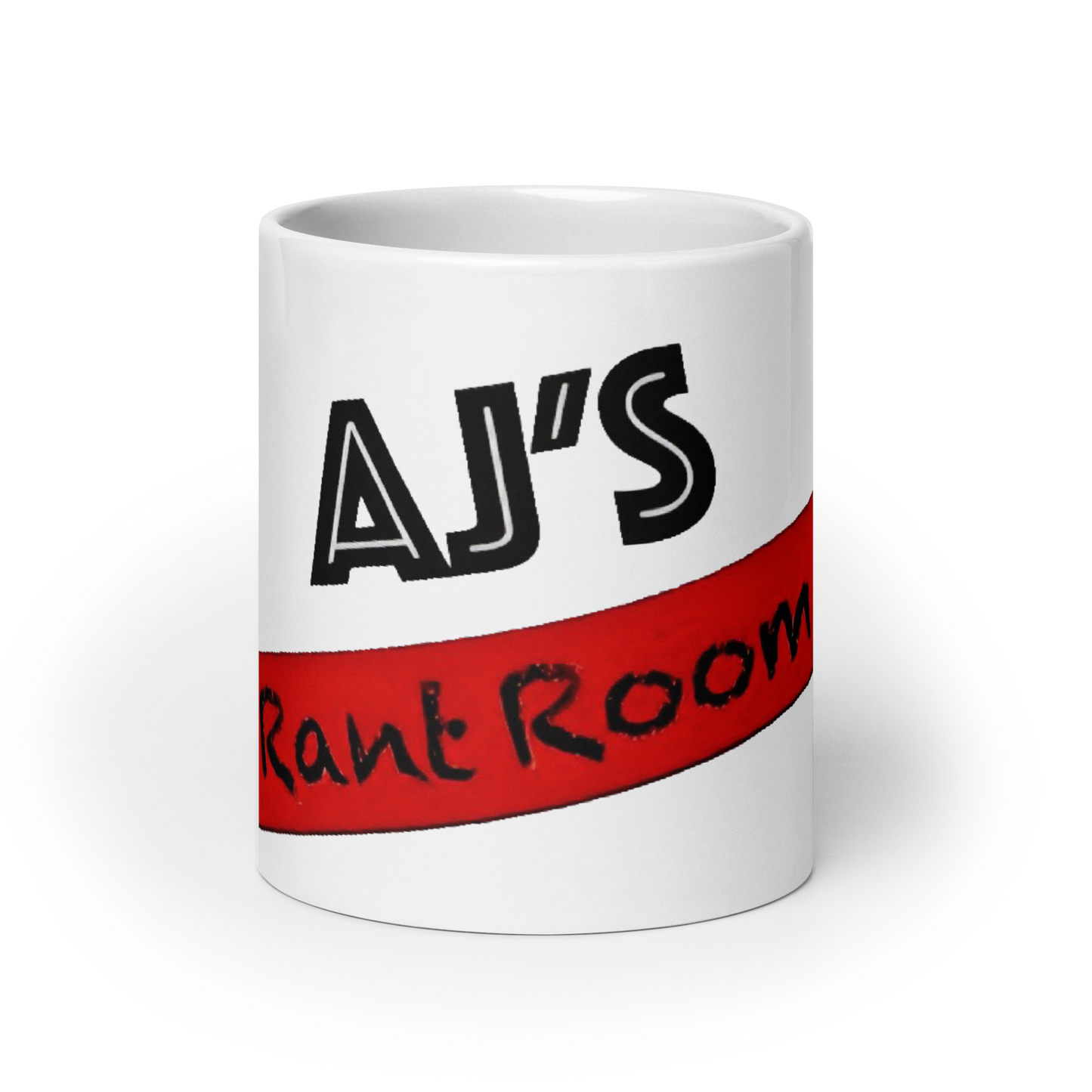 RANT ROOM white glossy mug