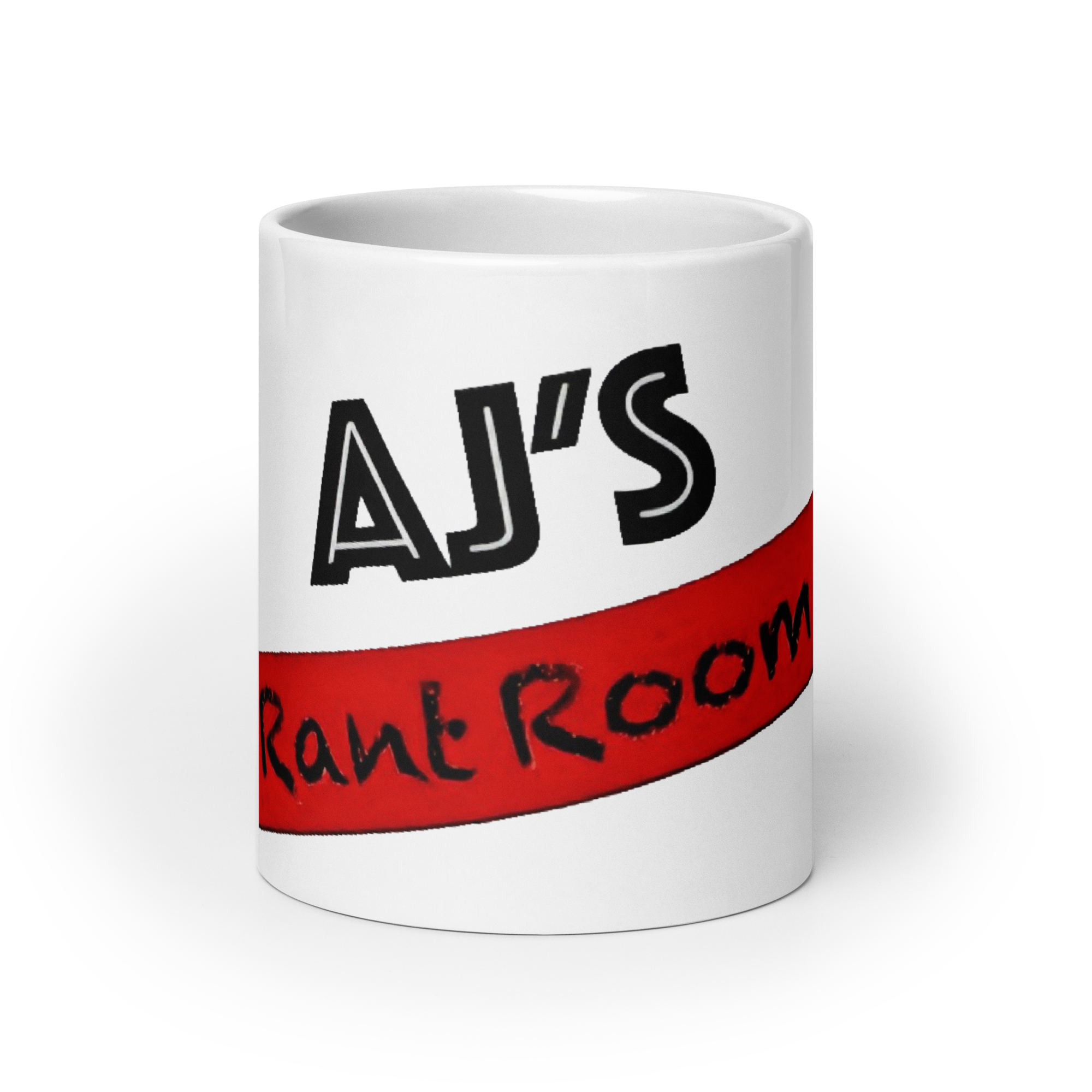 RANT ROOM white glossy mug