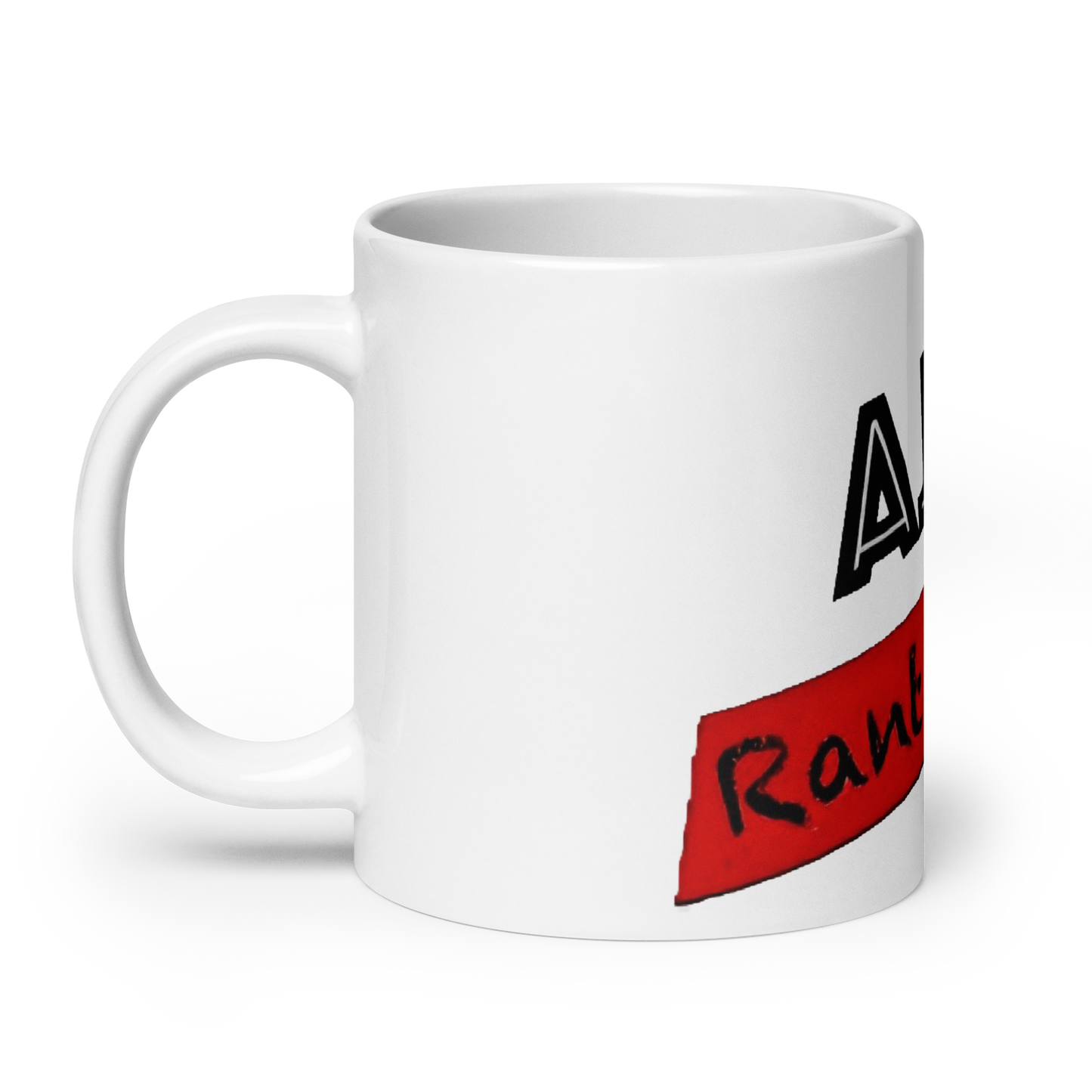 RANT ROOM white glossy mug