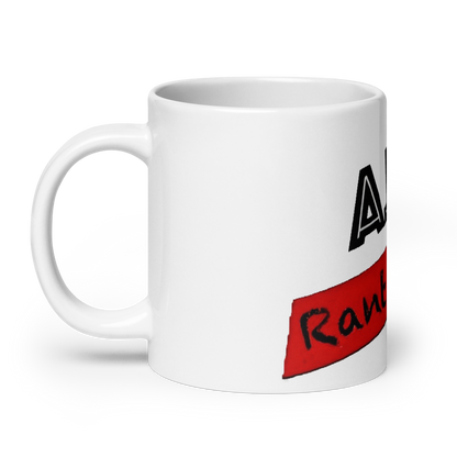 RANT ROOM white glossy mug