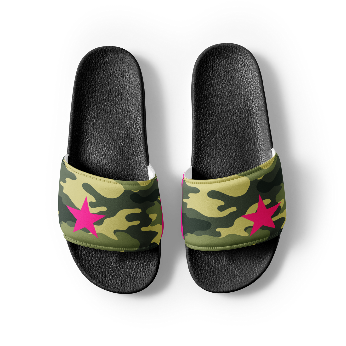 Women's slides (Camo + Pink)