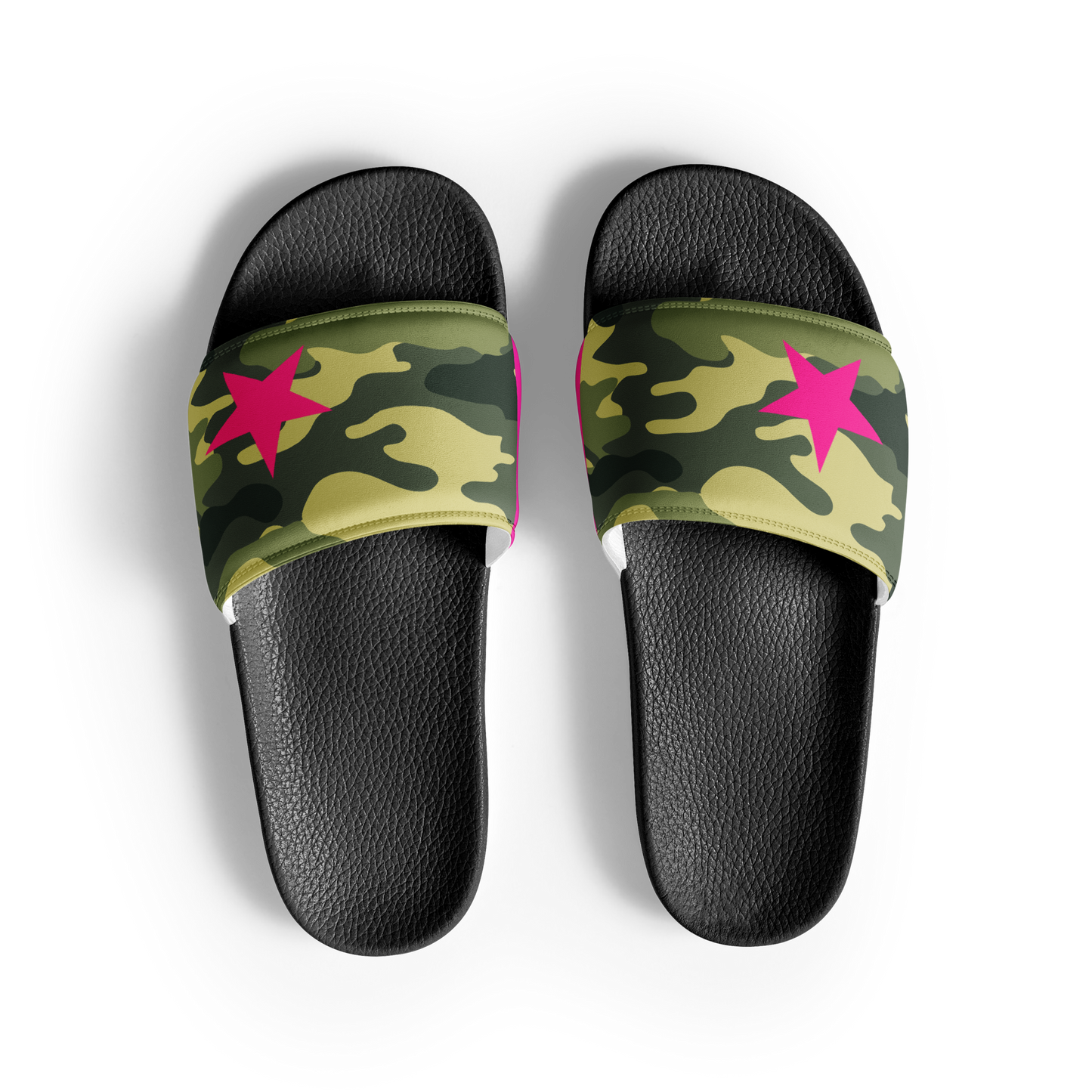 Women's slides (Camo + Pink)