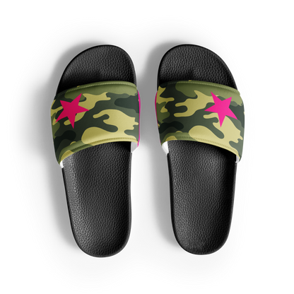 Women's slides (Camo + Pink)