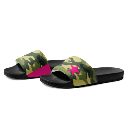 Women's slides (Camo + Pink)