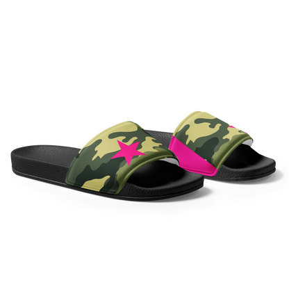 Women's slides (Camo + Pink)