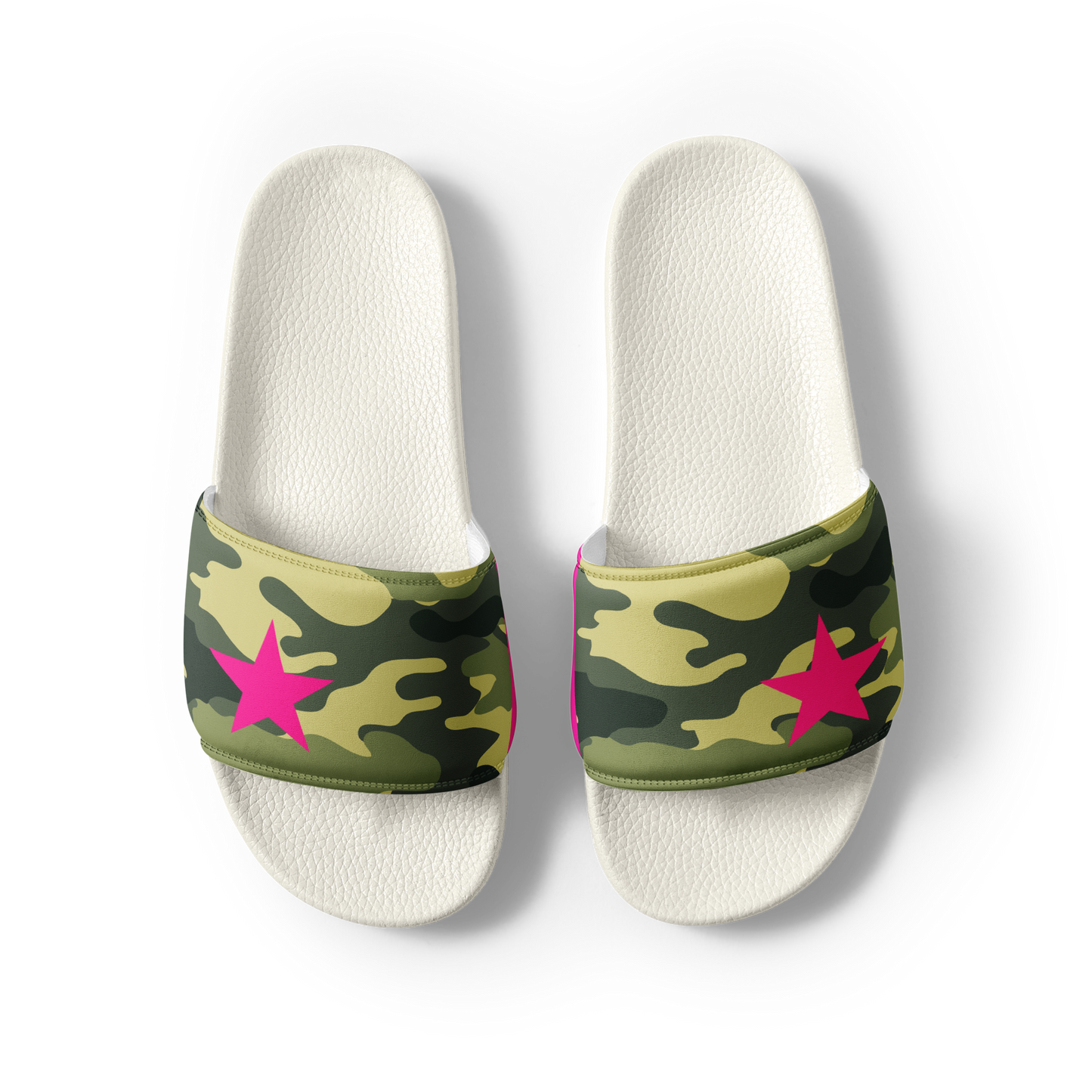 Women's slides (Camo + Pink)