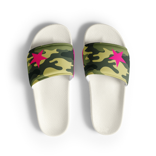 Women's slides (Camo + Pink)