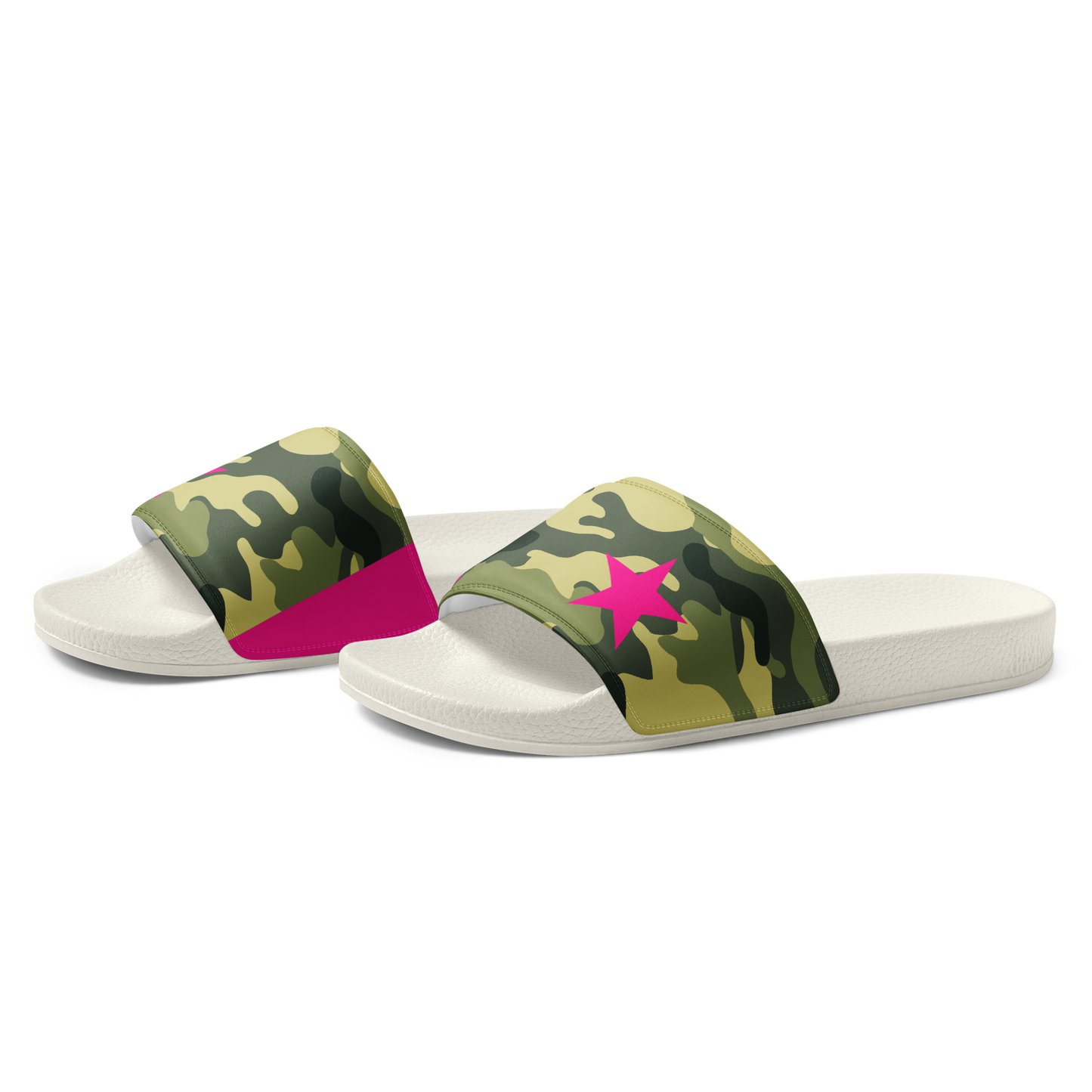 Women's slides (Camo + Pink)