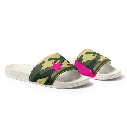 Women's slides (Camo + Pink)