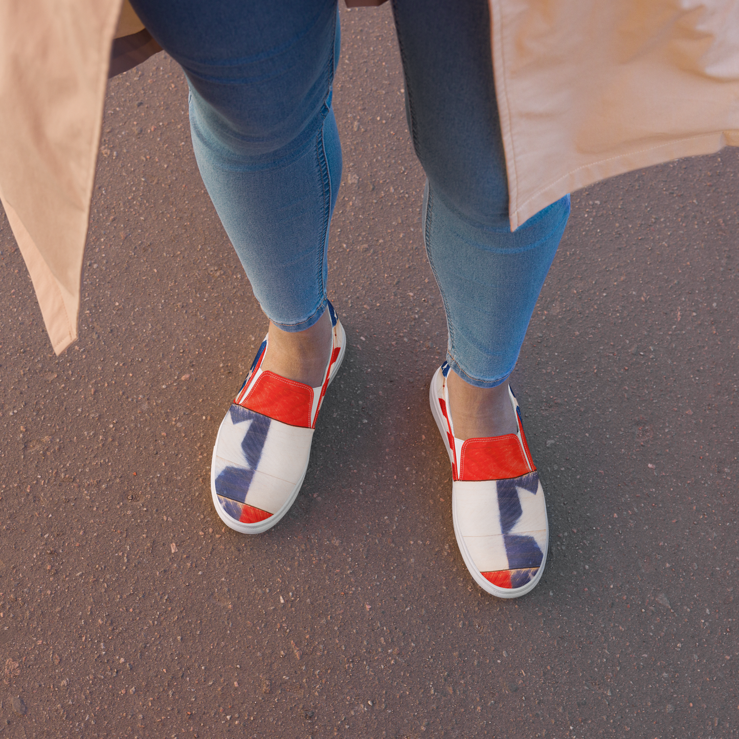 INKED'S AMERICANA (Women’s Slip-Ons)