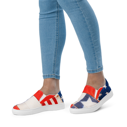 INKED'S AMERICANA (Women’s Slip-Ons)