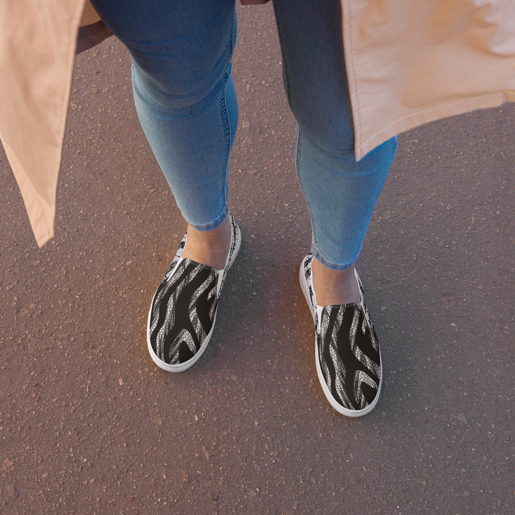 ROGUE ZEBRAS (Women’s Slip-Ons)